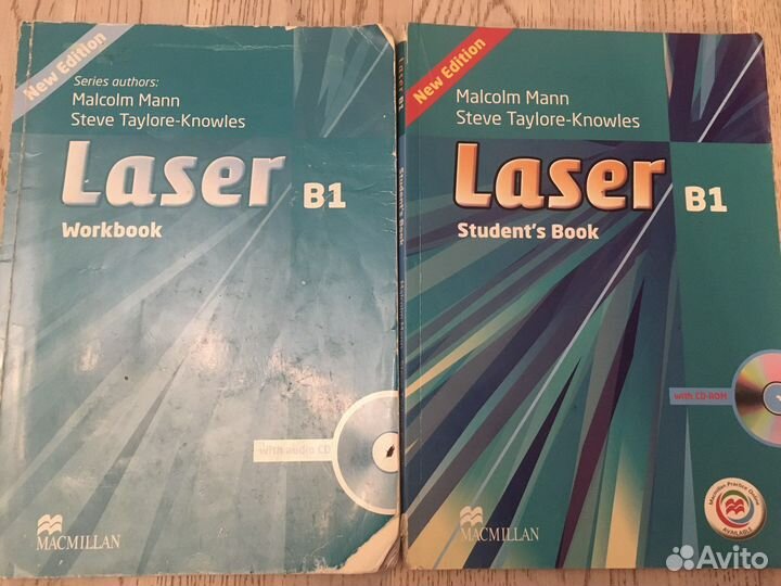 Учебники и рабочие тетради Laser B1, B1+