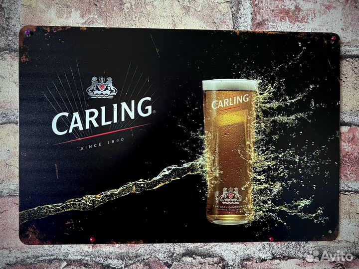 Декор на стену Carling Beer Арт 9622