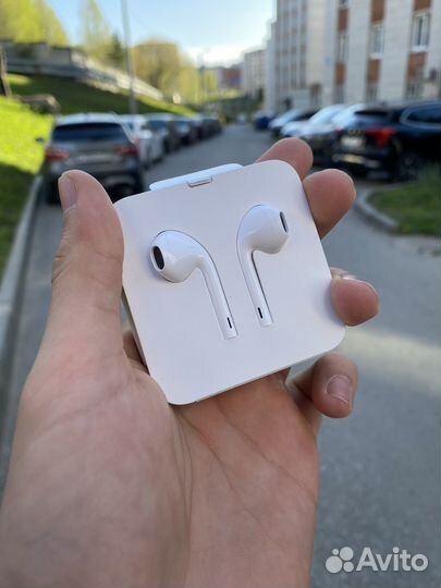 Наушники apple earpods lightning оригинал