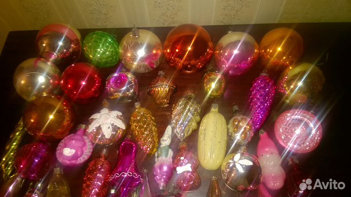 Елочные игрушки советские, старинные, редкие