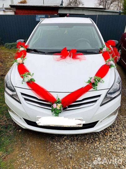 Украшение на свадебную машину