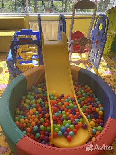 Детский игровой лабиринт с игровой зоной