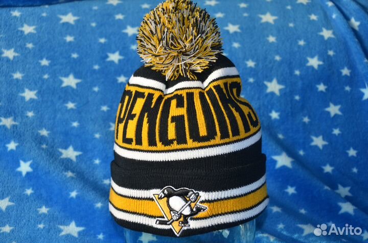 Шапки и шарф Pittsburgh Penguins