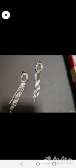 Серьги бижутерия