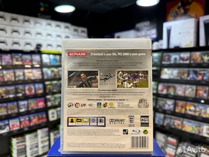 Игры для PS3: PES 2008