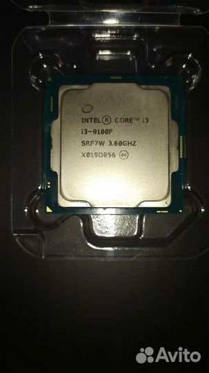 Процессор Intel core i3 9100f