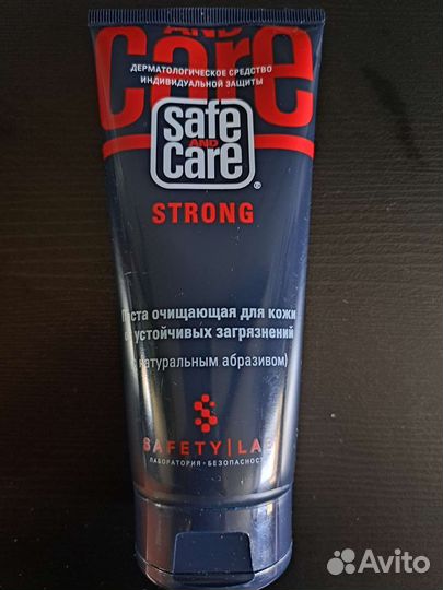 Паста/скраб/крем safe AND care стронг