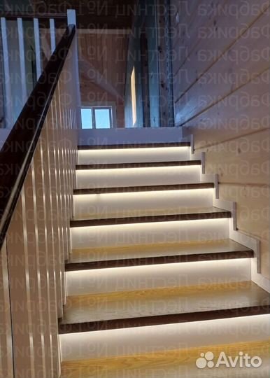 Лестница из массива дерева