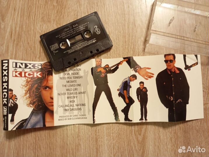 Аудиокассета inxs – Kick, Канада, 1987