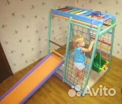 Детский напольный спортивный комплекс с матом