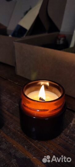 Ароматическая свеча ручной работы