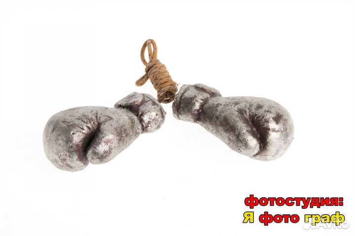 Сувенир боксерские перчатки на веревке