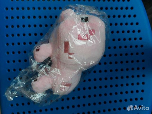 Мягкая игрушка свинка Майнкрафт