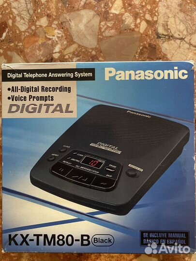 Продаю Автоответчик Panasonic KX-TM80-B Black