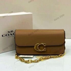 Сумка женская клатч Coach (new) Brown