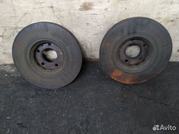 Тормозные диски комплект переднее Audi A4 B6