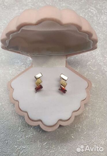 Золотые серьги 3,12гр
