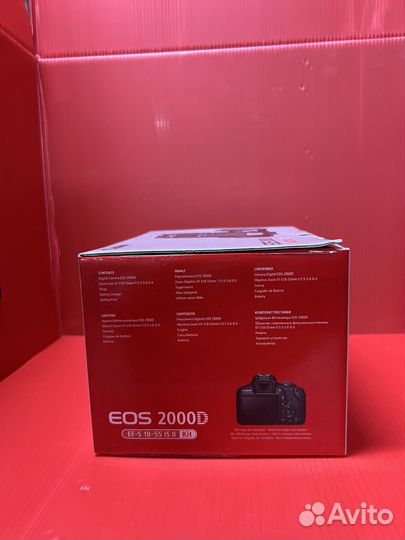 Фотоаппарат Canon EOS 2000D Kit