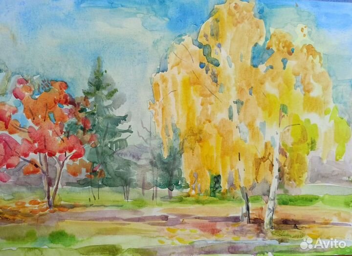 Картина акварелью