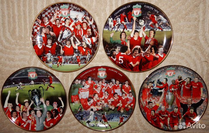Тарелка сувенирная коллекционная Ливерпуль