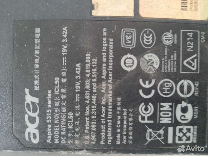 Ноутбук Acer 5315