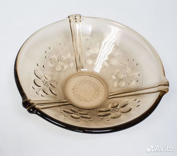 Поднос треугольный, хрусталь, Югославия, сторона 2