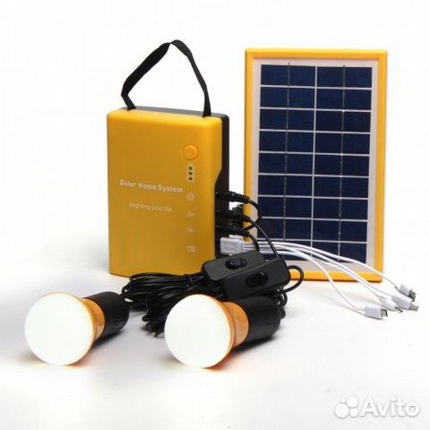 Лампа на солнечный батареях