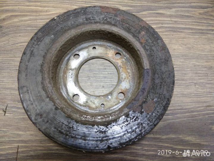 Диск тормозной задний Hyundai Elantra XD G4FD 2004