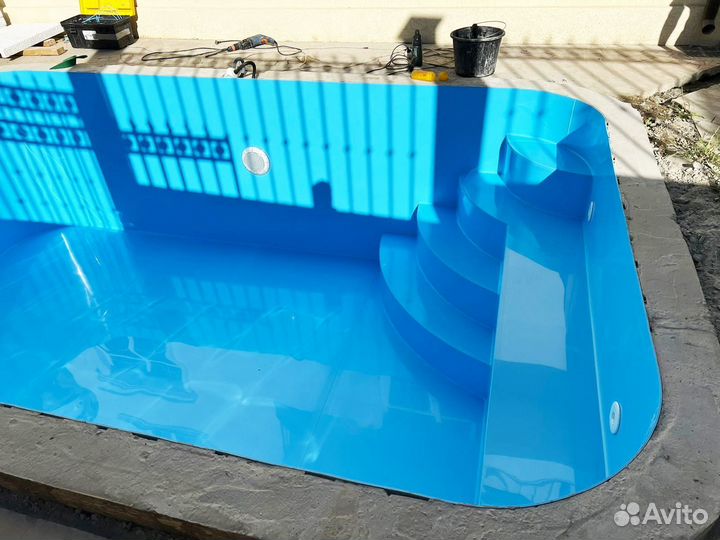 Бассейн 4x3 из пластика