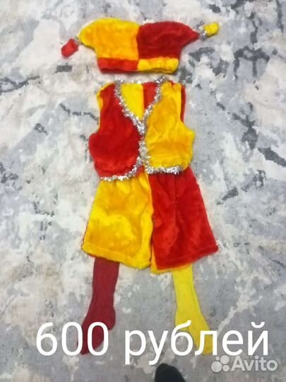 Новогодний костюм петрушки 3-5 лет