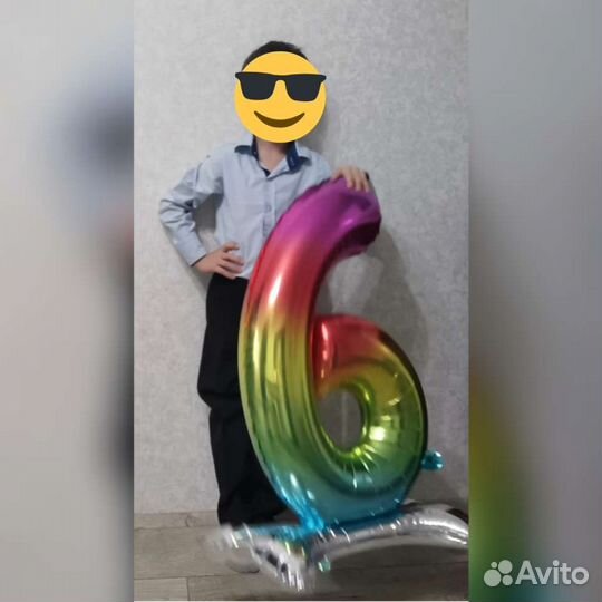 Объемная цифра 6