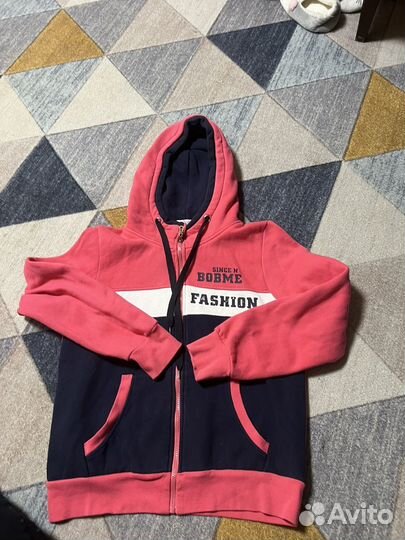 Толстовка на молнии с капюшоном женский