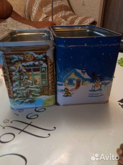 Коробочки жестяные б/к СССР