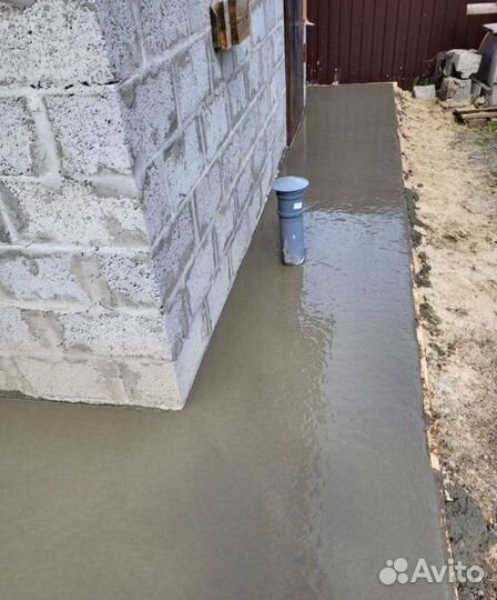 Устройство отмостки