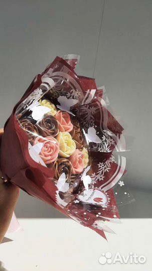 Букет из 13 шоколадных роз