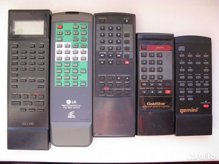 Пульты ду для теле и аудио аппаратуры