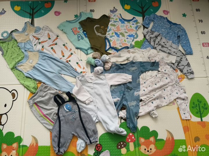 Пакет вещей на малыша 68