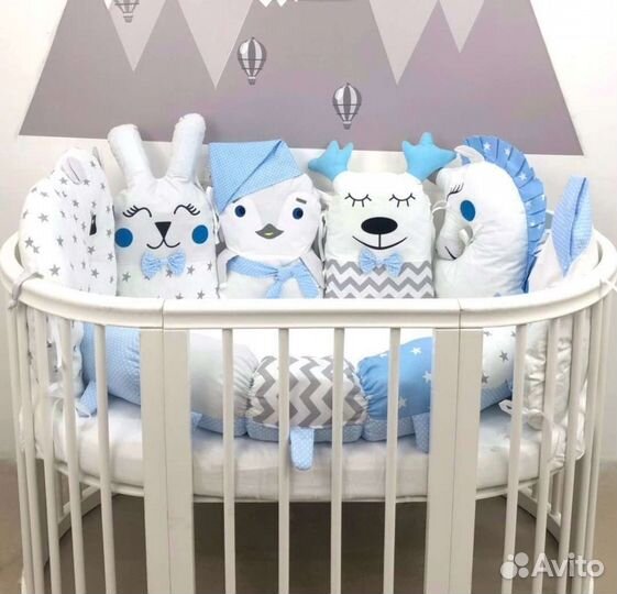 Бортики в детскую кроватку LadyDiBaby