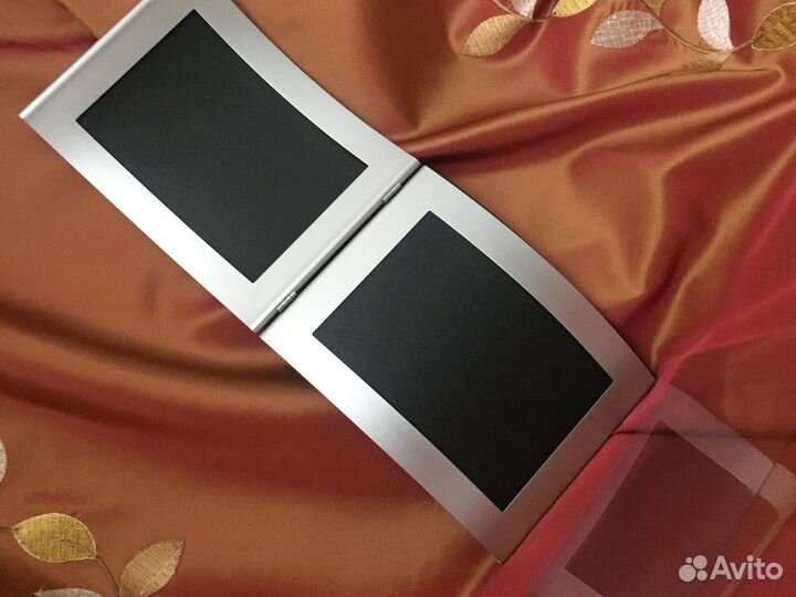 Фоторамка двойная металл пластик