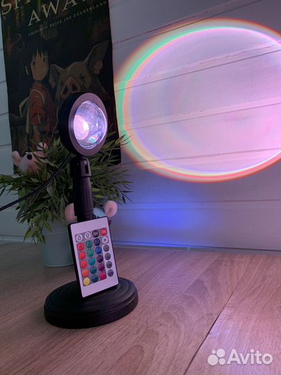 Новая лампа закат