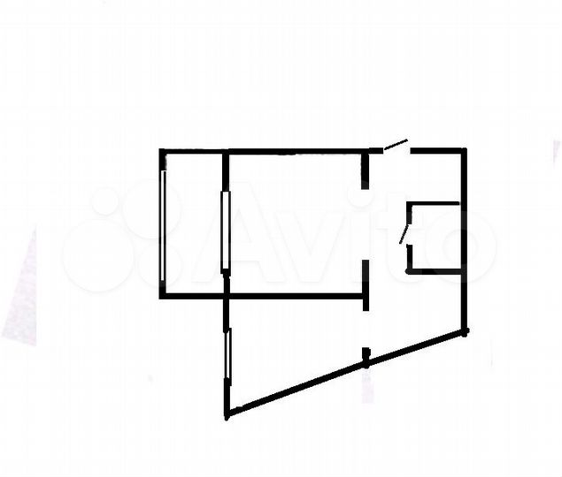 2-к. квартира, 60 м², 4/4 эт.