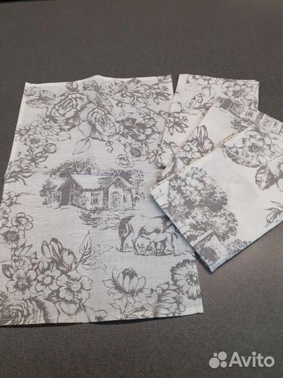 Салфетки полулен 4 штуки