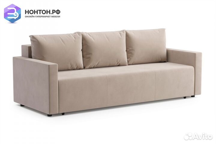 Диван еврокнижка Виена бежевый