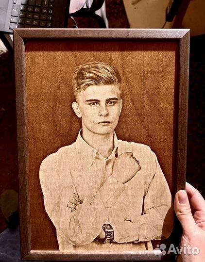 Выжигание портретов на дереве