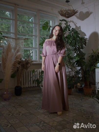 Вечернее платье в пол единый размер