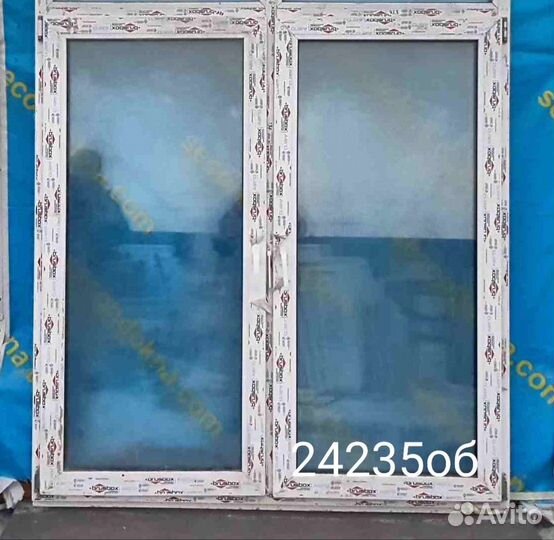 Пластиковое окно Б/У 1970(в) 1660 об х 1570(ш)