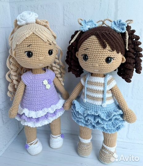 Кукла вязаная ручная работа