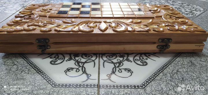 Шашки шахматы нарды ручной работы