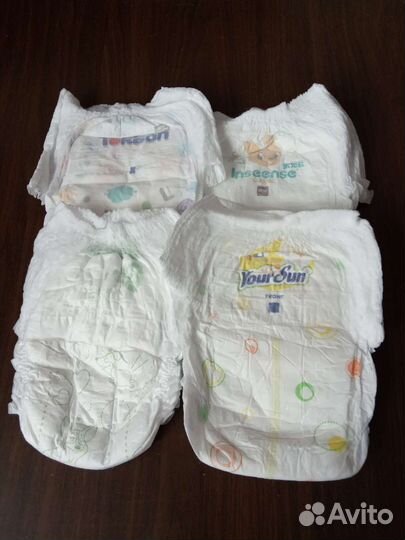 Пробники трусиков и подгузников разных фирм