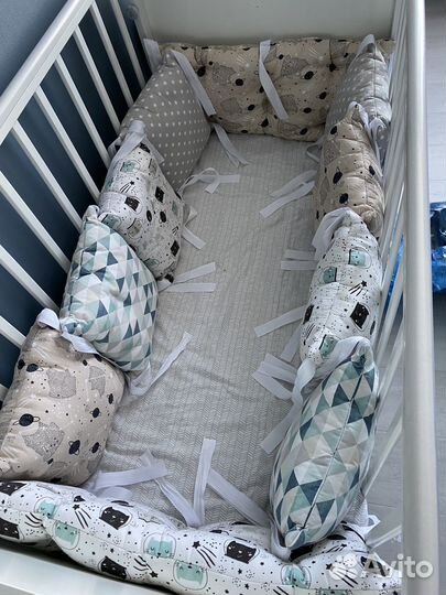 Бортики в детскую кроватку